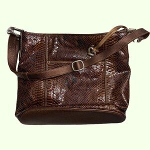 Brighton Leather Hobo Purse